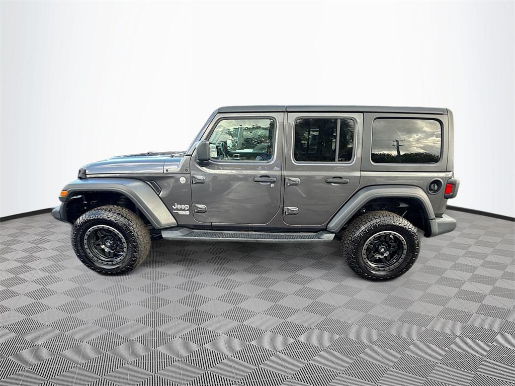 used 2021 Jeep Wrangler Unlimited car, priced at $25,329