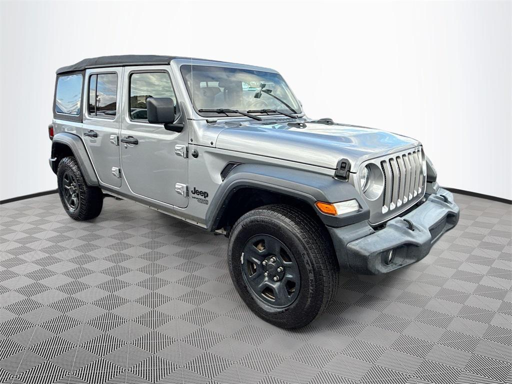 used 2021 Jeep Wrangler Unlimited car, priced at $16,292