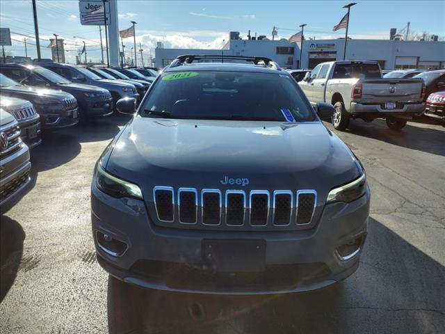 used 2021 Jeep Cherokee car, priced at $24,821