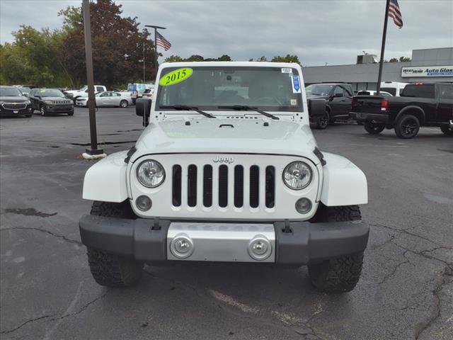 used 2015 Jeep Wrangler Unlimited car, priced at $20,991