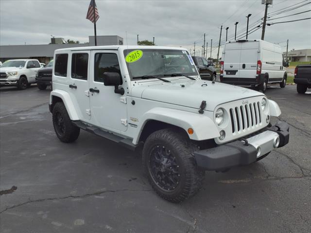 used 2015 Jeep Wrangler Unlimited car, priced at $20,991