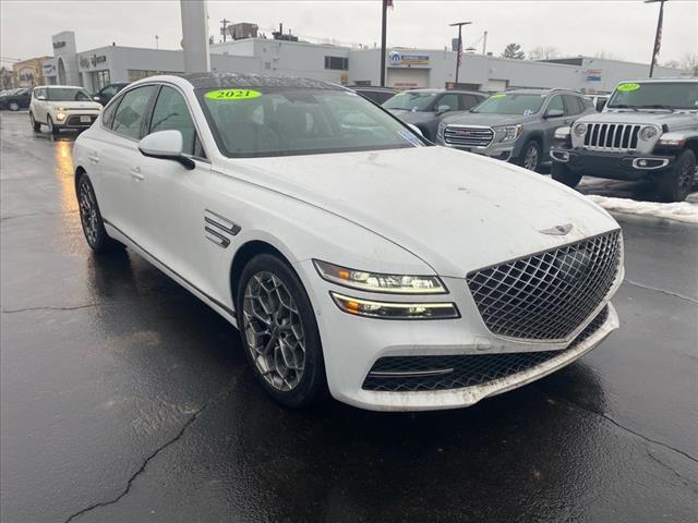 used 2021 Genesis G80 car, priced at $32,491