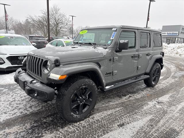 used 2021 Jeep Wrangler Unlimited car, priced at $36,991