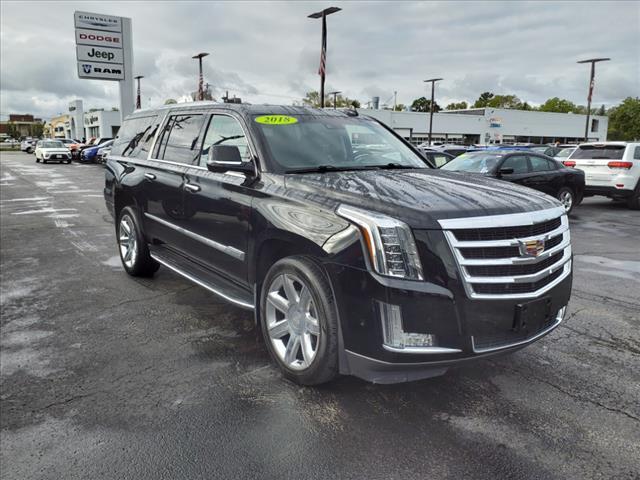 used 2018 Cadillac Escalade ESV car, priced at $35,991