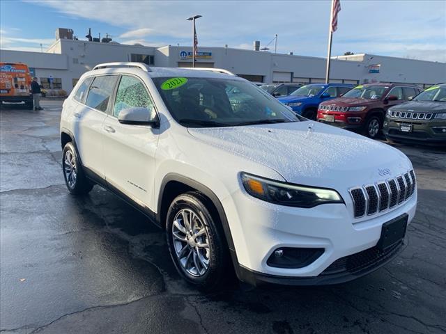 used 2021 Jeep Cherokee car, priced at $22,795