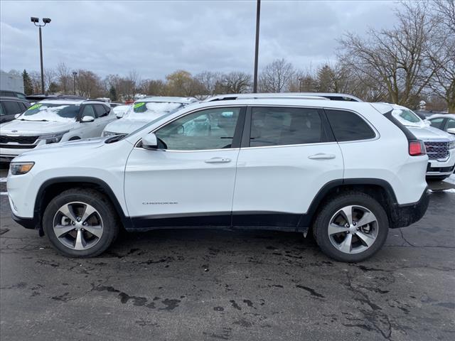 used 2021 Jeep Cherokee car, priced at $25,645