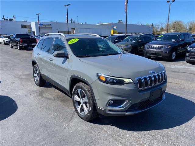 used 2021 Jeep Cherokee car, priced at $25,891