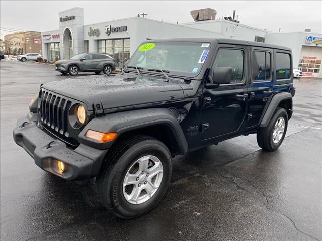 used 2021 Jeep Wrangler Unlimited car, priced at $29,766