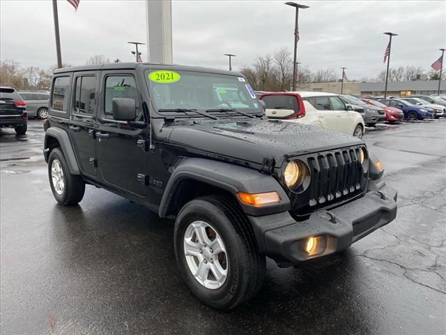 used 2021 Jeep Wrangler Unlimited car, priced at $29,766