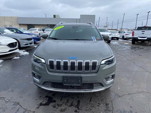 used 2021 Jeep Cherokee car, priced at $25,853