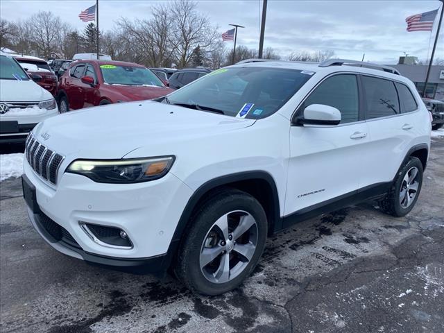 used 2021 Jeep Cherokee car, priced at $24,321