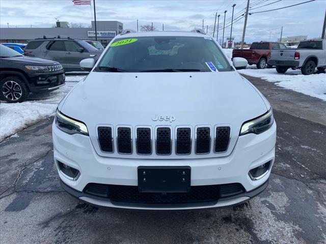 used 2021 Jeep Cherokee car, priced at $24,321