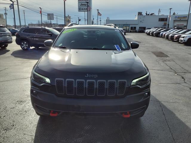 used 2021 Jeep Cherokee car, priced at $25,971