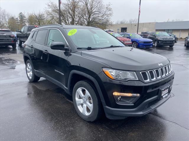 used 2021 Jeep Compass car, priced at $21,863