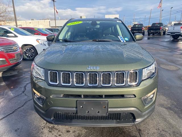 used 2021 Jeep Compass car, priced at $20,192