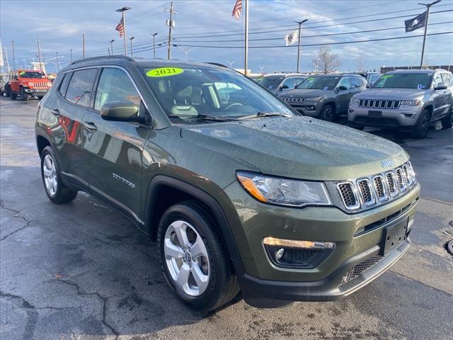 used 2021 Jeep Compass car, priced at $20,192