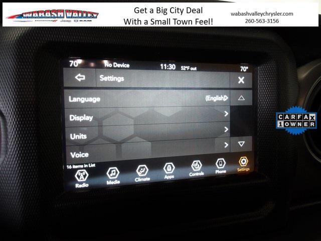 used 2022 Jeep Wrangler car, priced at $30,795