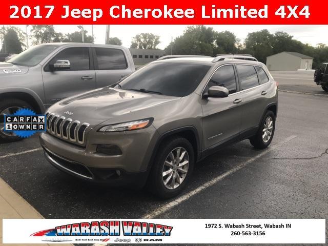 used 2017 Jeep Cherokee car, priced at $18,748