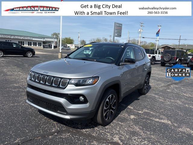 used 2022 Jeep Compass car, priced at $23,484
