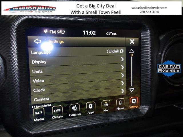 used 2021 Jeep Wrangler Unlimited car, priced at $27,595