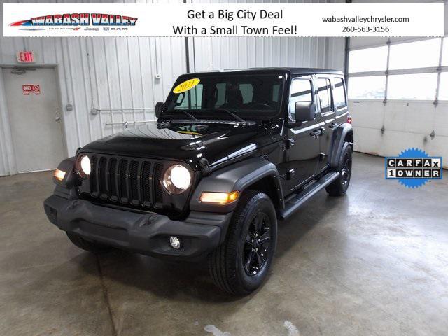 used 2021 Jeep Wrangler Unlimited car, priced at $27,595