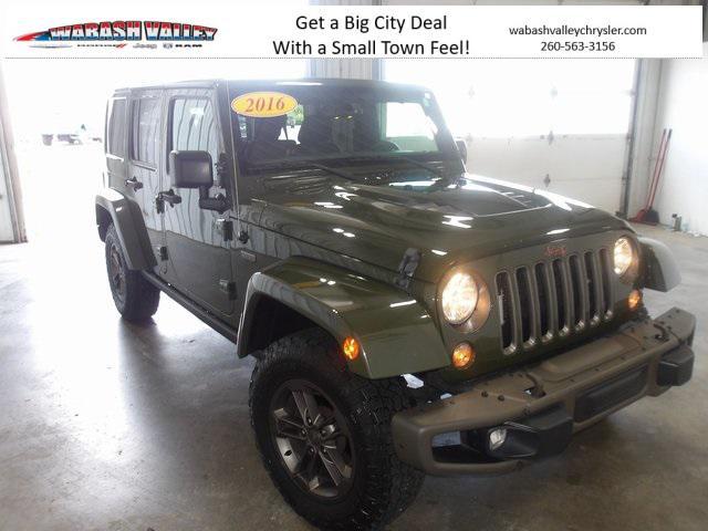 used 2016 Jeep Wrangler Unlimited car, priced at $19,601