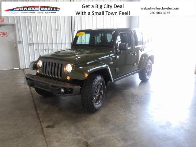 used 2016 Jeep Wrangler Unlimited car, priced at $19,601