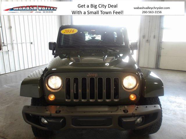 used 2016 Jeep Wrangler Unlimited car, priced at $19,601