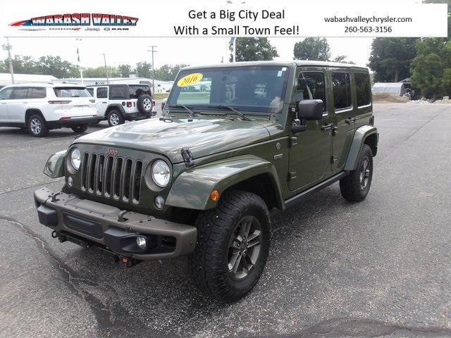 used 2016 Jeep Wrangler Unlimited car, priced at $17,785