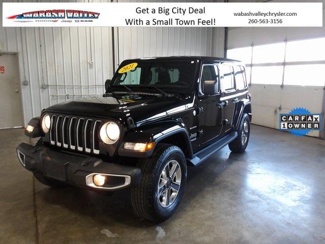 used 2021 Jeep Wrangler Unlimited car, priced at $30,683
