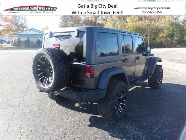 used 2016 Jeep Wrangler Unlimited car, priced at $17,985