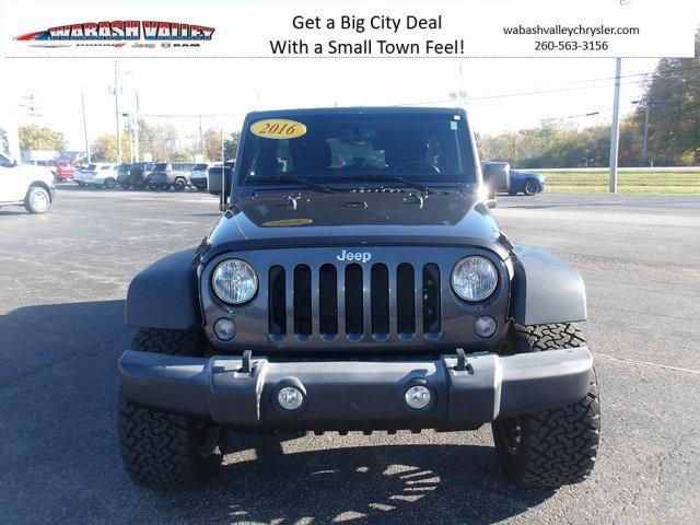 used 2016 Jeep Wrangler Unlimited car, priced at $17,985