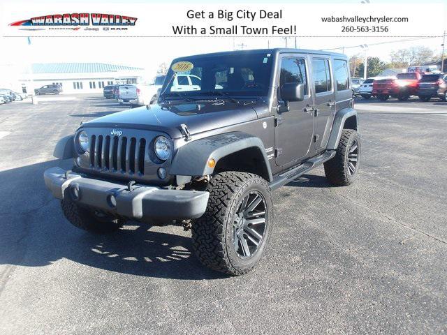 used 2016 Jeep Wrangler Unlimited car, priced at $17,985