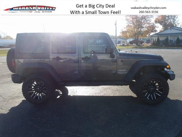 used 2016 Jeep Wrangler Unlimited car, priced at $17,985