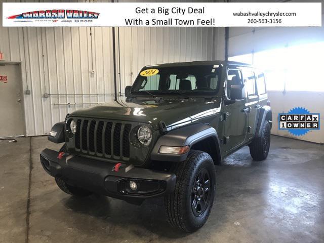 used 2024 Jeep Wrangler car, priced at $31,486