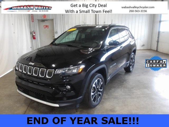 used 2022 Jeep Compass car, priced at $22,245