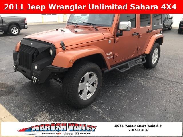 used 2011 Jeep Wrangler Unlimited car, priced at $11,536