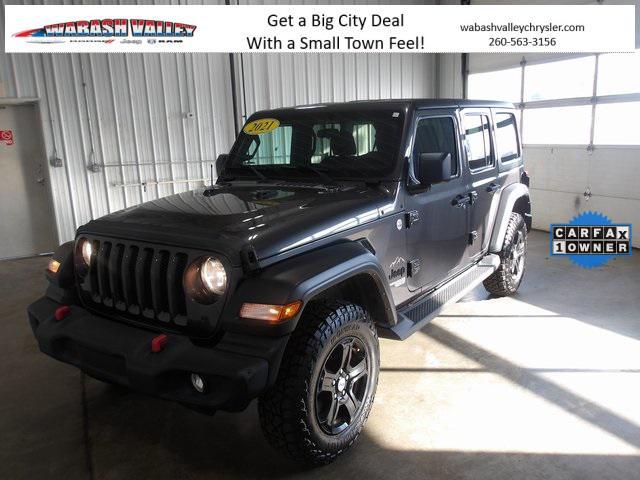 used 2021 Jeep Wrangler Unlimited car, priced at $28,331