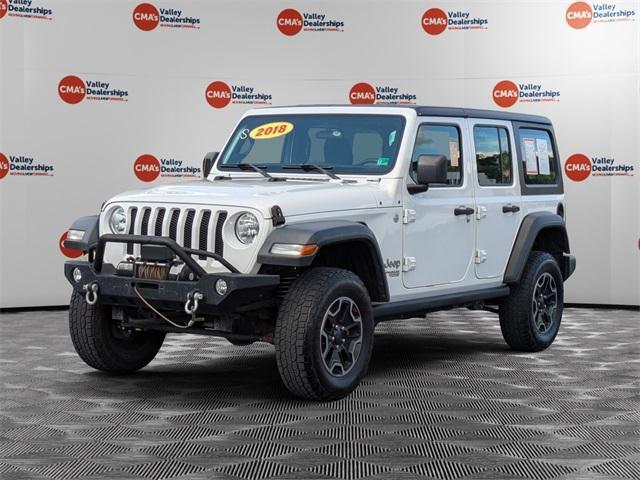 used 2018 Jeep Wrangler Unlimited car, priced at $21,433