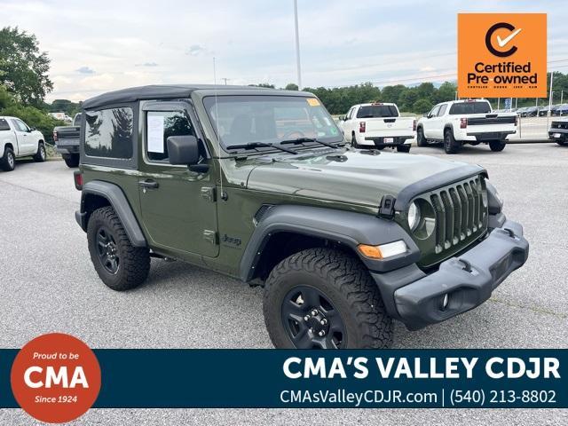 used 2022 Jeep Wrangler car, priced at $25,650