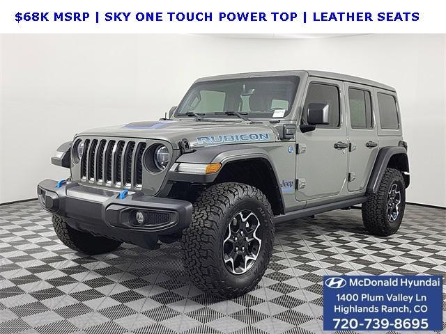 used 2022 Jeep Wrangler Unlimited 4xe car, priced at $30,699