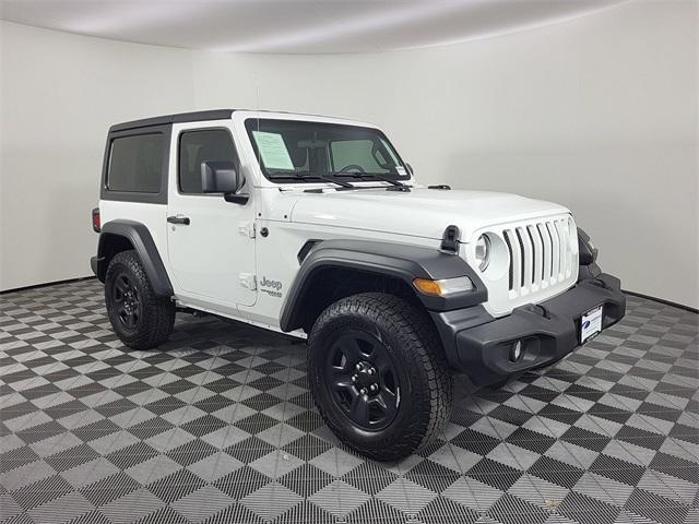 used 2021 Jeep Wrangler car, priced at $22,599