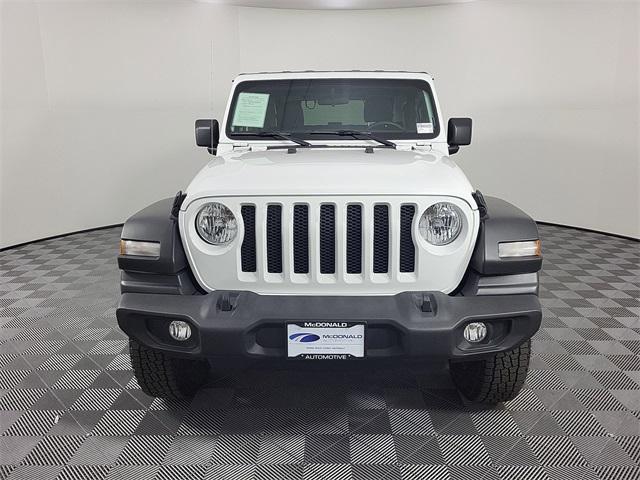used 2021 Jeep Wrangler car, priced at $22,599
