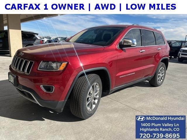 used 2015 Jeep Grand Cherokee car, priced at $15,299