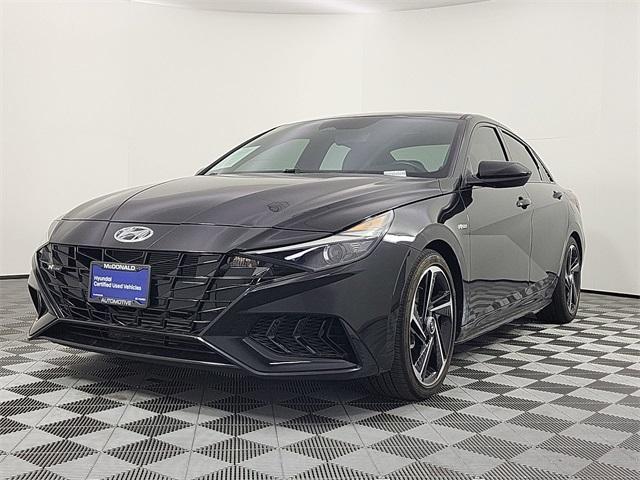 used 2023 Hyundai Elantra car, priced at $23,299