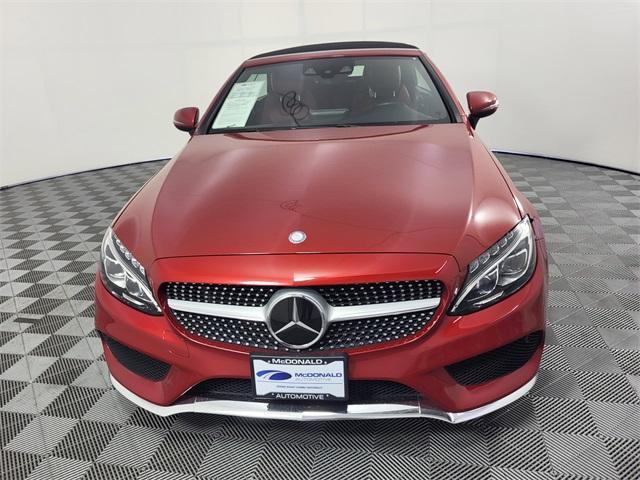 used 2017 Mercedes-Benz C-Class car, priced at $24,799