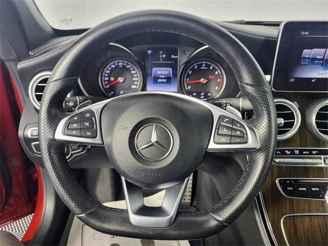 used 2017 Mercedes-Benz C-Class car, priced at $24,799