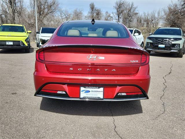 new 2023 Hyundai Sonata Hybrid car, priced at $35,328