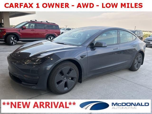 used 2022 Tesla Model 3 car, priced at $28,799