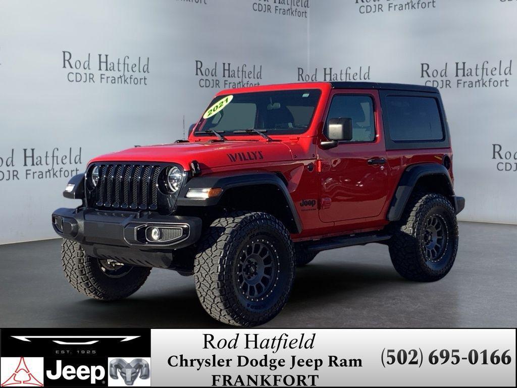 used 2021 Jeep Wrangler car, priced at $27,165